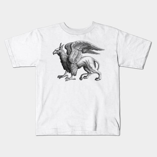 Griffin Kids T-Shirt by KhalidArt